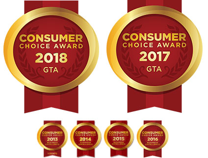 Consumer Choice Award for 6 consecutive years